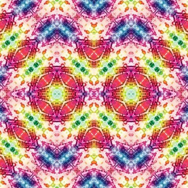 Kusursuz soyut desen. Kusursuz bir doku. Kaleydoskop arkaplanı