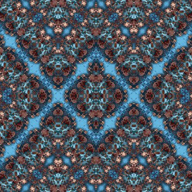 Kusursuz soyut desen. Kusursuz bir doku. Kaleydoskop arkaplanı