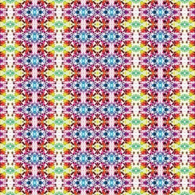 Kusursuz soyut desen. Kusursuz bir doku. Kaleydoskop arkaplanı