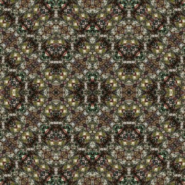 Kusursuz soyut desen. Kusursuz bir doku. Kaleydoskop arkaplanı