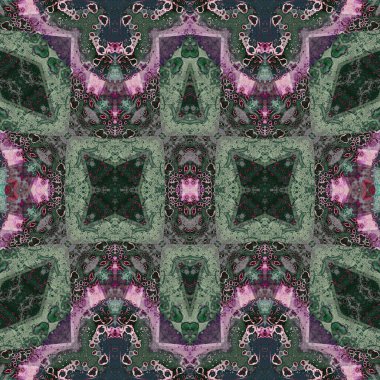 Kusursuz soyut desen. Kusursuz bir doku. Kaleydoskop arkaplanı