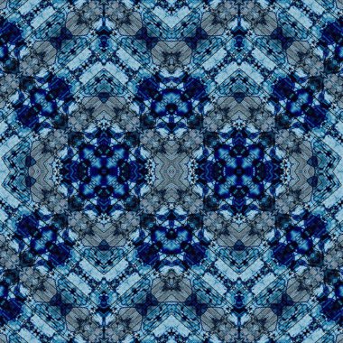 Kusursuz soyut desen. Kusursuz bir doku. Kaleydoskop arkaplanı