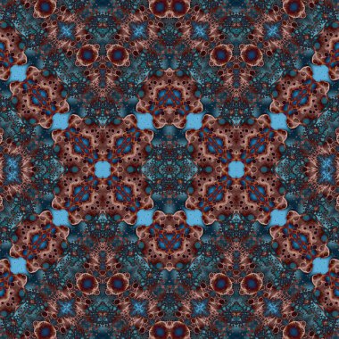 Kusursuz soyut desen. Kusursuz bir doku. Kaleydoskop arkaplanı