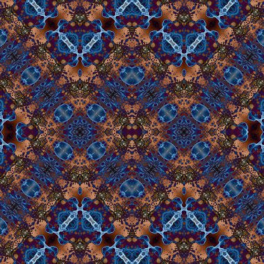 Kusursuz soyut desen. Kusursuz bir doku. Kaleydoskop arkaplanı