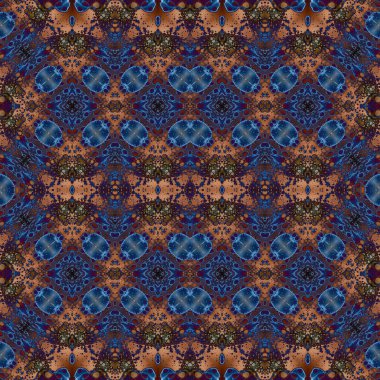 Kusursuz soyut desen. Kusursuz bir doku. Kaleydoskop arkaplanı