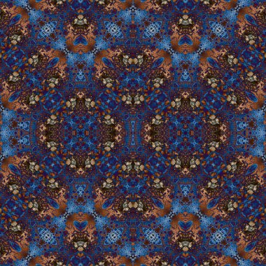 Kusursuz soyut desen. Kusursuz bir doku. Kaleydoskop arkaplanı