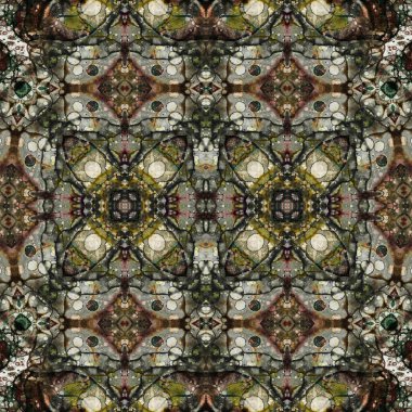 Kusursuz soyut desen. Kusursuz bir doku. Kaleydoskop arkaplanı