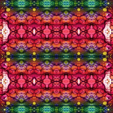 Kusursuz soyut desen. Kusursuz bir doku. Kaleydoskop arkaplanı