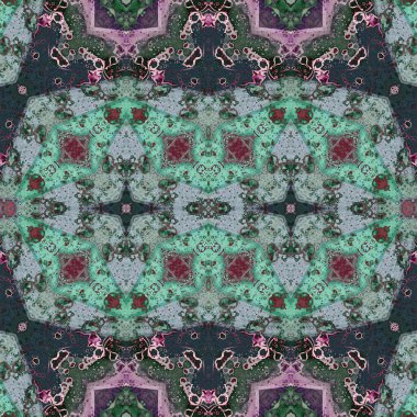 Kusursuz soyut desen. Kusursuz bir doku. Kaleydoskop arkaplanı