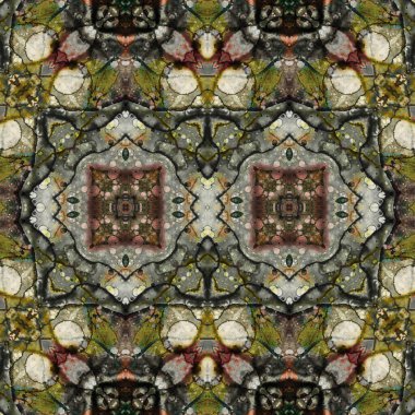 Kusursuz soyut desen. Kusursuz bir doku. Kaleydoskop arkaplanı