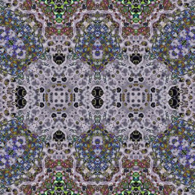 Kusursuz soyut desen. Kusursuz bir doku. Kaleydoskop arkaplanı