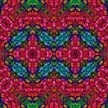 Kusursuz soyut desen. Kusursuz bir doku. Kaleydoskop arkaplanı