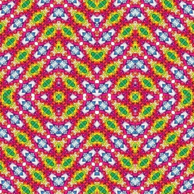 Kusursuz soyut desen. Kusursuz bir doku. Kaleydoskop arkaplanı