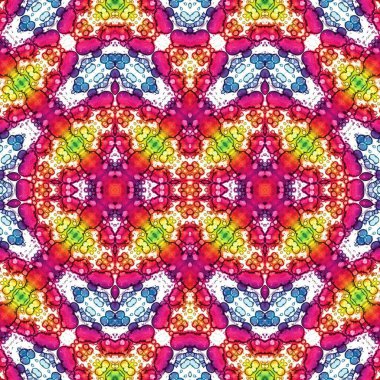 Kusursuz soyut desen. Kusursuz bir doku. Kaleydoskop arkaplanı