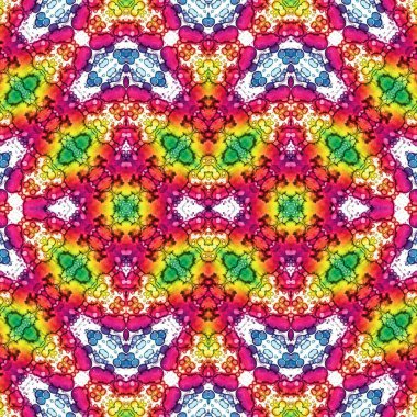 Kusursuz soyut desen. Kusursuz bir doku. Kaleydoskop arkaplanı