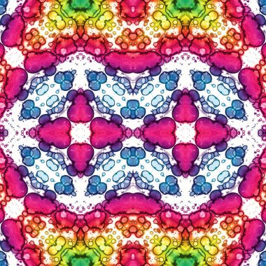 Kusursuz soyut desen. Kusursuz bir doku. Kaleydoskop arkaplanı