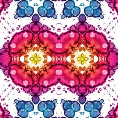 Kusursuz soyut desen. Kusursuz bir doku. Kaleydoskop arkaplanı