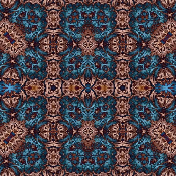 Kusursuz simetrik desen. Kusursuz bir doku. Soyut arkaplan