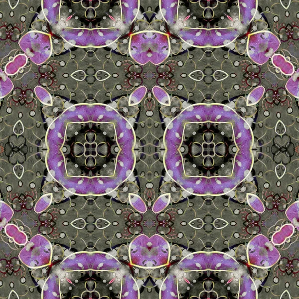 Kusursuz soyut desen. Kusursuz bir doku. Kaleydoskop arkaplanı