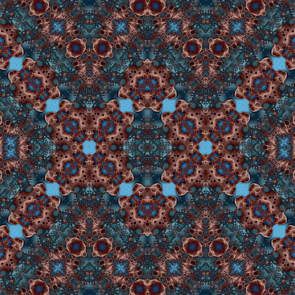 Kusursuz soyut desen. Kusursuz bir doku. Kaleydoskop arkaplanı