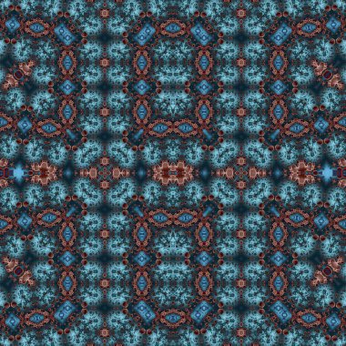 Kusursuz soyut desen. Kusursuz bir doku. Kaleydoskop arkaplanı