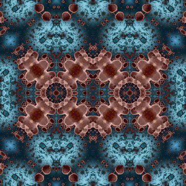 Kusursuz soyut desen. Kusursuz bir doku. Kaleydoskop arkaplanı