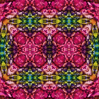 Kusursuz soyut desen. Kusursuz bir doku. Kaleydoskop arkaplanı