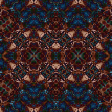 Kusursuz soyut desen. Kusursuz bir doku. Kaleydoskop arkaplanı