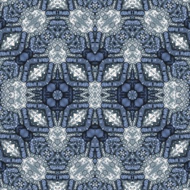 Kusursuz soyut desen. Kusursuz bir doku. Kaleydoskop arkaplanı