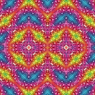 Kusursuz soyut desen. Kusursuz bir doku. Kaleydoskop arkaplanı