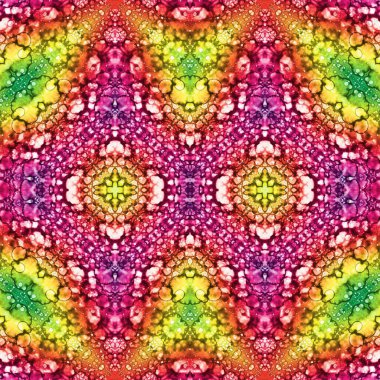 Kusursuz soyut desen. Kusursuz bir doku. Kaleydoskop arkaplanı