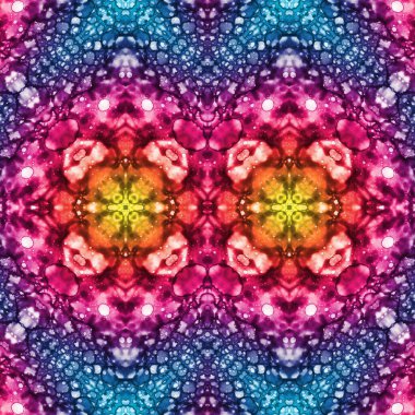 Kusursuz soyut desen. Kusursuz bir doku. Kaleydoskop arkaplanı