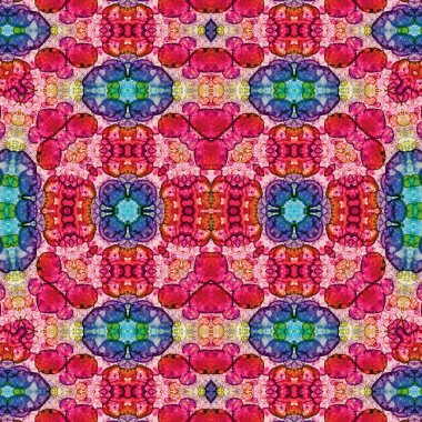 Kusursuz soyut desen. Kusursuz bir doku. Kaleydoskop arkaplanı