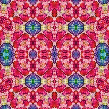 Kusursuz soyut desen. Kusursuz bir doku. Kaleydoskop arkaplanı