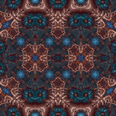 Kusursuz soyut desen. Kusursuz bir doku. Kaleydoskop arkaplanı