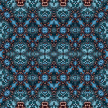 Kusursuz soyut desen. Kusursuz bir doku. Kaleydoskop arkaplanı