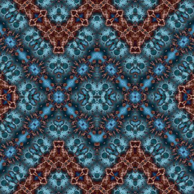 Kusursuz soyut desen. Kusursuz bir doku. Kaleydoskop arkaplanı