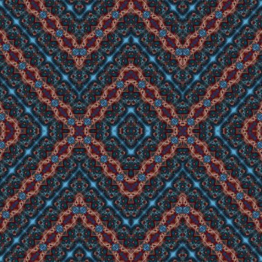 Kusursuz soyut desen. Kusursuz bir doku. Kaleydoskop arkaplanı