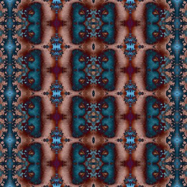 Kusursuz soyut desen. Kusursuz bir doku. Kaleydoskop arkaplanı