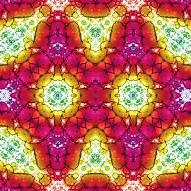 Kusursuz soyut desen. Kusursuz bir doku. Kaleydoskop arkaplanı