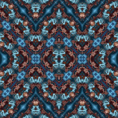 Kusursuz soyut desen. Kusursuz bir doku. Kaleydoskop arkaplanı