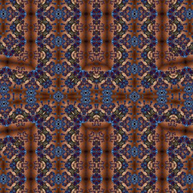 Kusursuz soyut desen. Kusursuz bir doku. Kaleydoskop arkaplanı