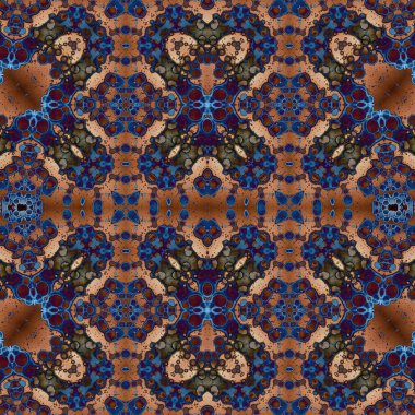 Kusursuz soyut desen. Kusursuz bir doku. Kaleydoskop arkaplanı