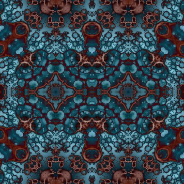 Kusursuz soyut desen. Kusursuz bir doku. Kaleydoskop arkaplanı