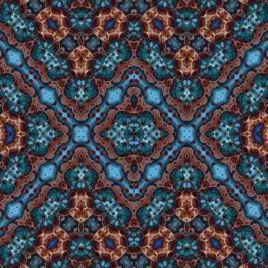 Kusursuz soyut desen. Kusursuz bir doku. Kaleydoskop arkaplanı