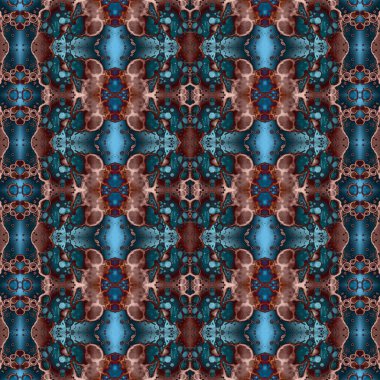 Kusursuz soyut desen. Kusursuz bir doku. Kaleydoskop arkaplanı