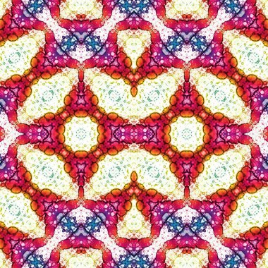 Kusursuz soyut desen. Kusursuz bir doku. Kaleydoskop arkaplanı