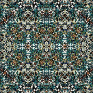 Kusursuz soyut desen. Kusursuz bir doku. Kaleydoskop arkaplanı