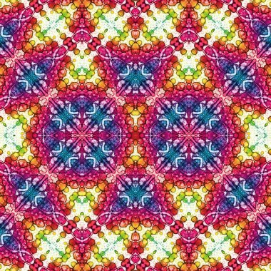 Kusursuz soyut desen. Kusursuz bir doku. Kaleydoskop arkaplanı