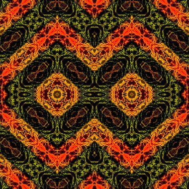 Kusursuz soyut desen. Kusursuz bir doku. Kaleydoskop arkaplanı